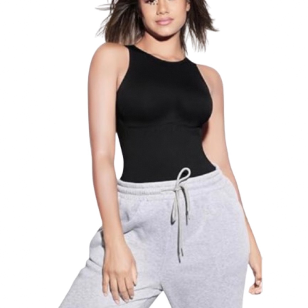 FeelinGirl Sleeveless Tummy Control Seamless Bodysuit Shapewear Top